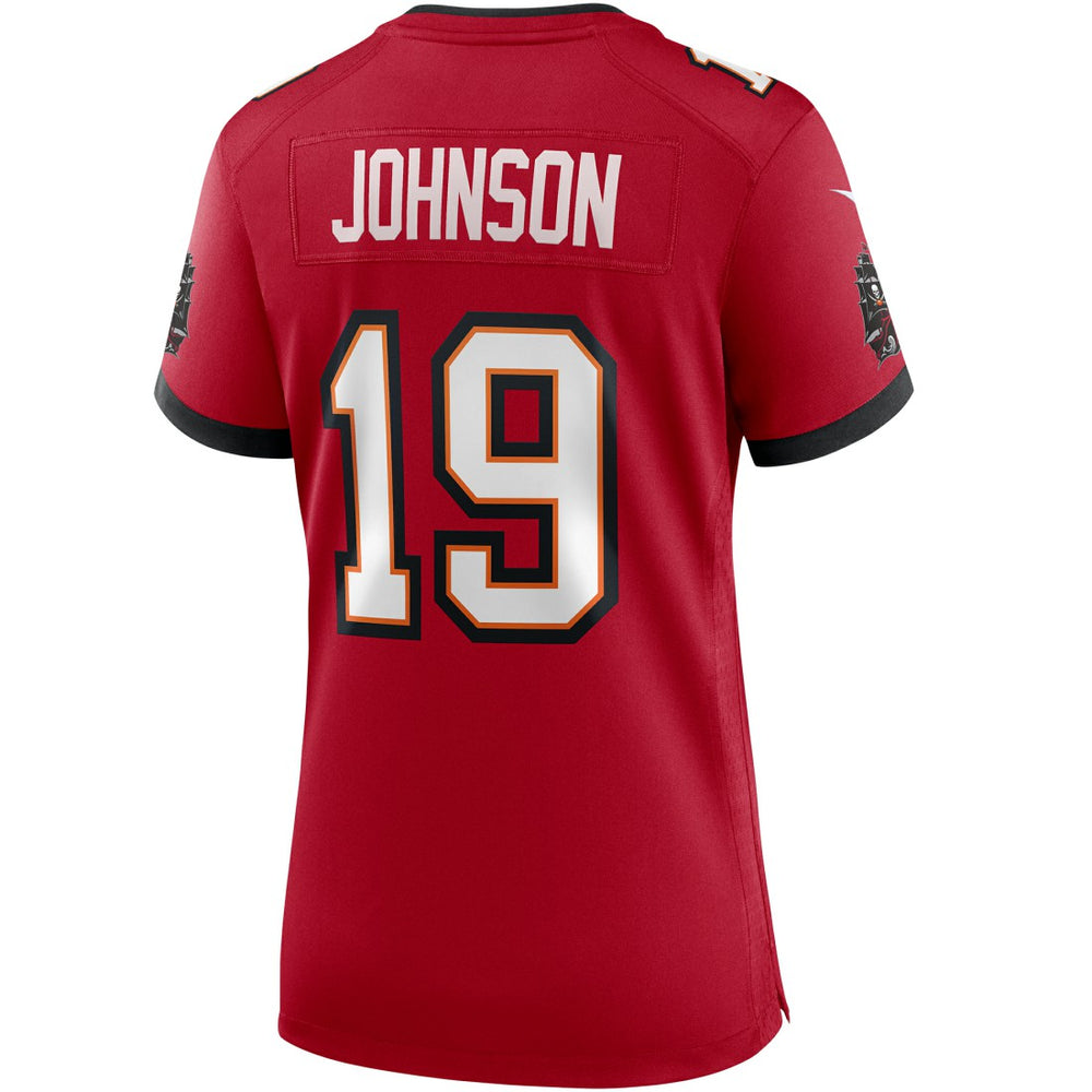 Keyshawn Johnson Tampa Bay Buccaneers Women's Game Retired Player Jersey Red | Nike for Sale