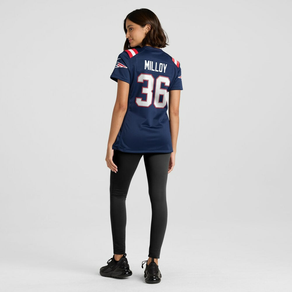 Lawyer Milloy New England Patriots Women's Game Retired Player Jersey Navy | Nike for Sale