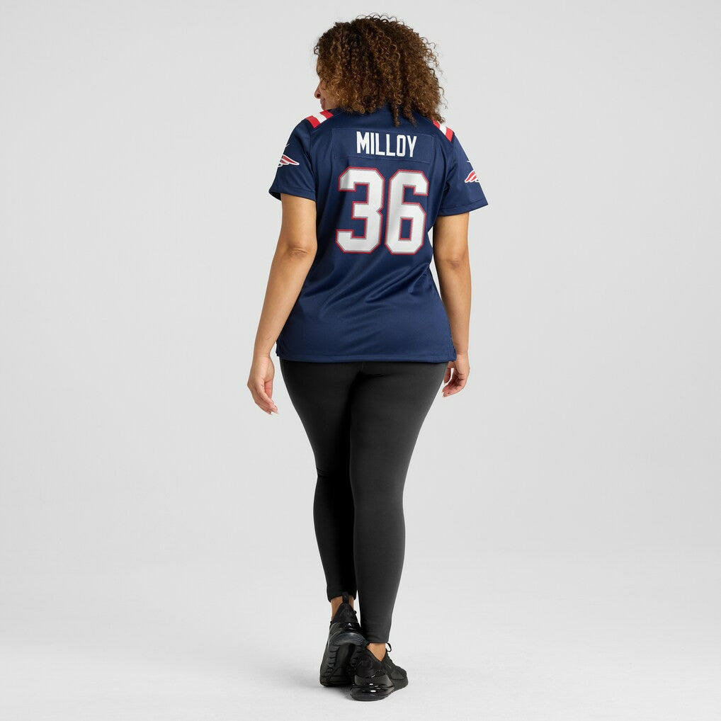 Lawyer Milloy New England Patriots Women's Game Retired Player Jersey Navy | Nike for Sale