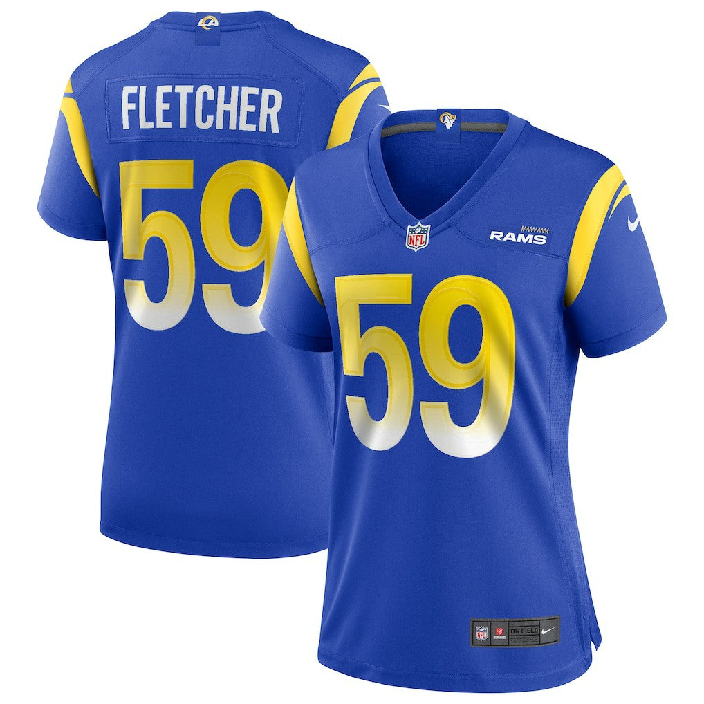 London Fletcher Los Angeles Rams Women's Game Retired Player Jersey Royal | Nike for Sale