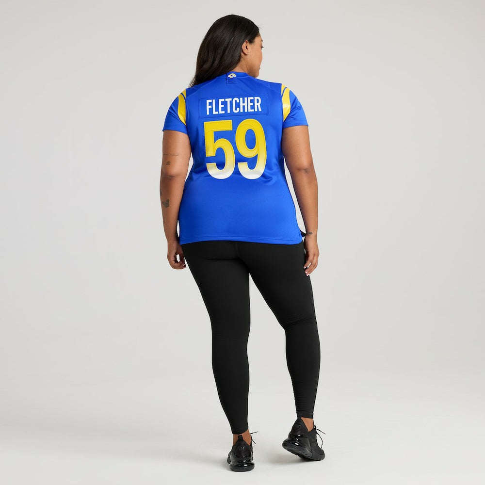 London Fletcher Los Angeles Rams Women's Game Retired Player Jersey Royal | Nike for Sale