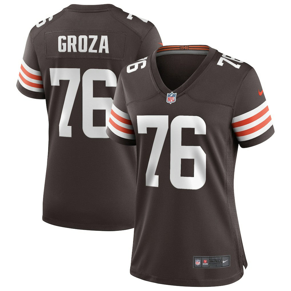Lou Groza Cleveland Browns Women's Game Retired Player Jersey Brown | Nike for Sale