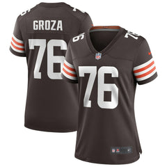 Lou Groza Cleveland Browns Women's Game Retired Player Jersey Brown | Nike for Sale