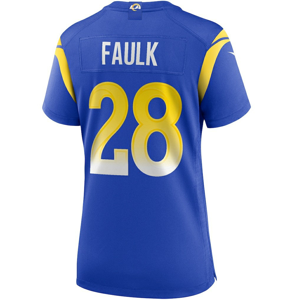 Marshall Faulk Los Angeles Rams Women's Game Retired Player Jersey Royal | Nike for Sale