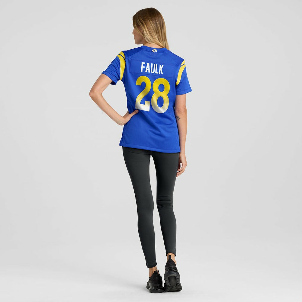 Marshall Faulk Los Angeles Rams Women's Game Retired Player Jersey Royal | Nike for Sale