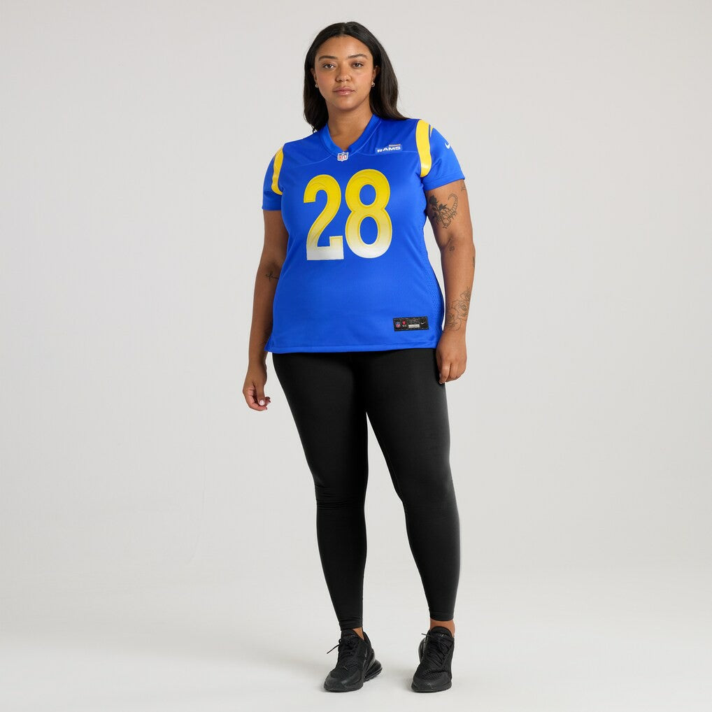 Marshall Faulk Los Angeles Rams Women's Game Retired Player Jersey Royal | Nike for Sale