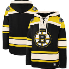 Boston Bruins '47 Superior Lacer Hoodie - Black - NHL