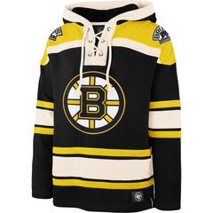 Boston Bruins '47 Superior Lacer Hoodie - Black - NHL