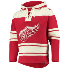 Detroit Red Wings '47 Superior Lacer Hoodie - Red - NHL
