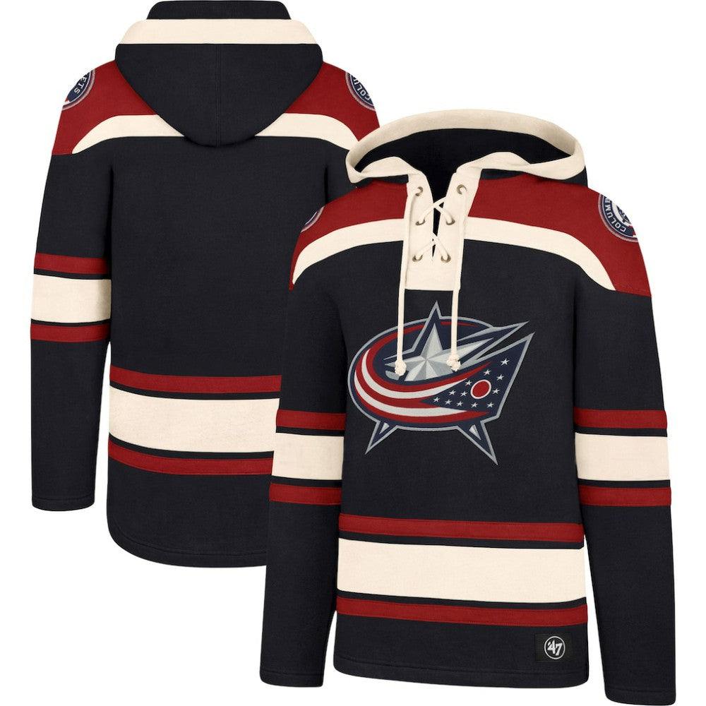 Columbus Blue Jackets '47 Superior Lacer Hoodie - Navy - NHL