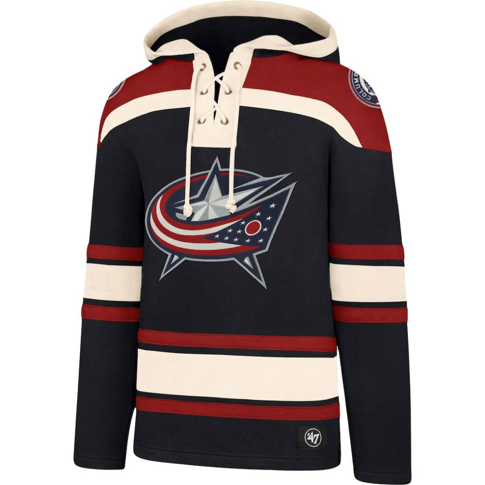 Columbus Blue Jackets '47 Superior Lacer Hoodie - Navy - NHL