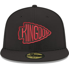 Kansas City Chiefs New Era Omaha 59FIFTY Fitted Hat Black | NFL