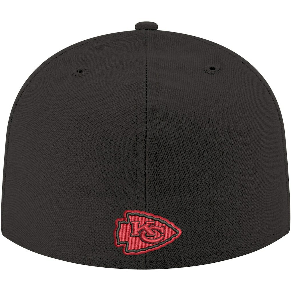 Kansas City Chiefs New Era Omaha 59FIFTY Fitted Hat Black | NFL