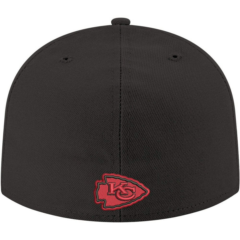 Kansas City Chiefs New Era Omaha 59FIFTY Fitted Hat Black | NFL