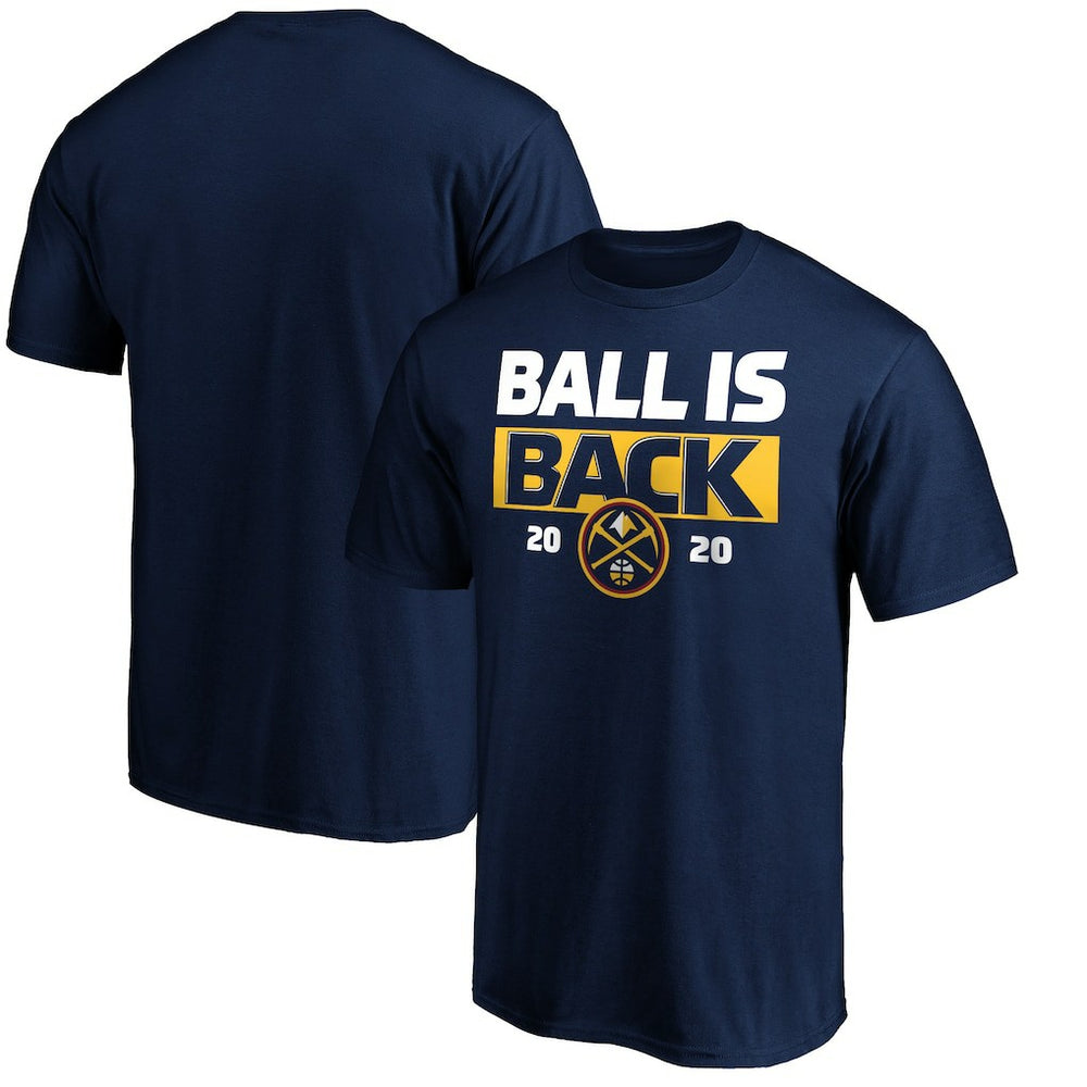 Denver Nuggets Ball Is Back T-Shirt Navy - NBA