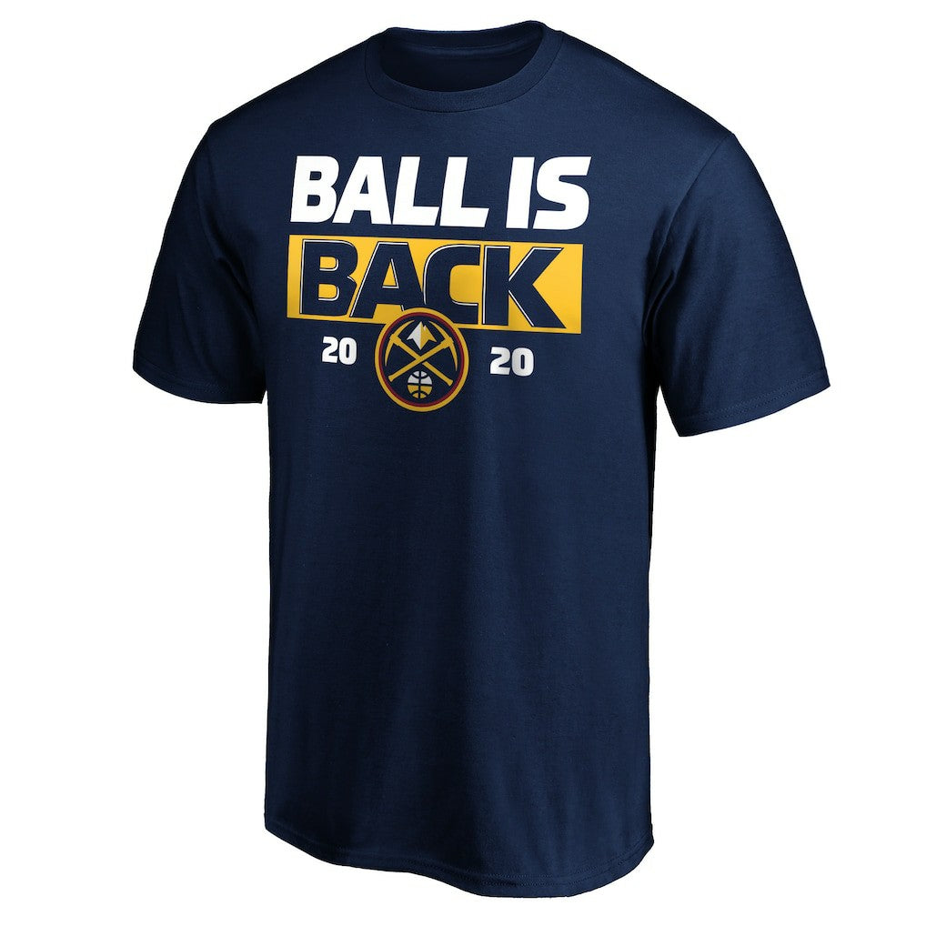 Denver Nuggets Ball Is Back T-Shirt Navy - NBA