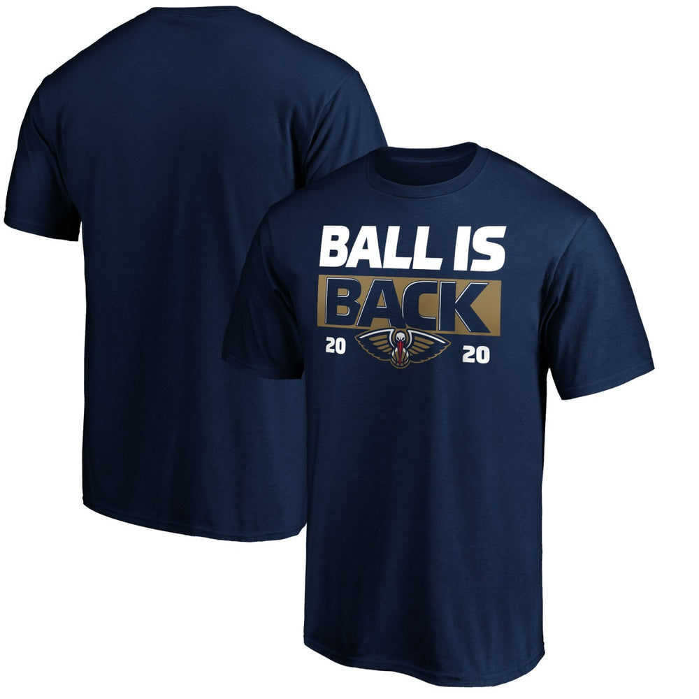 New Orleans Pelicans Ball Is Back T-Shirt Navy - NBA
