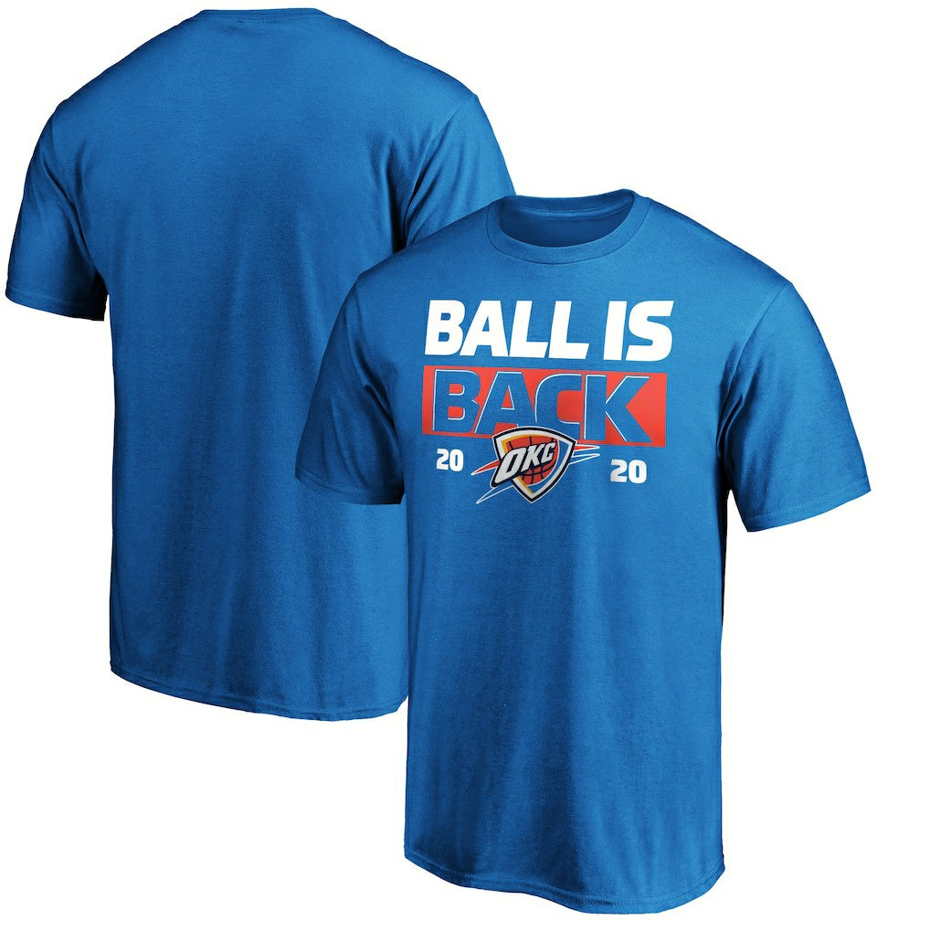 Oklahoma City Thunder Ball Is Back T-Shirt Blue - NBA