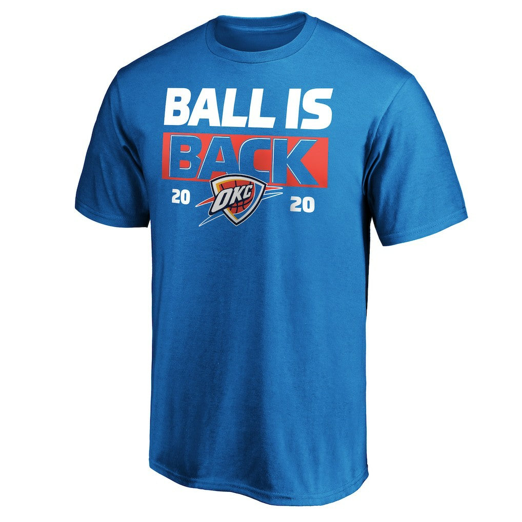 Oklahoma City Thunder Ball Is Back T-Shirt Blue - NBA