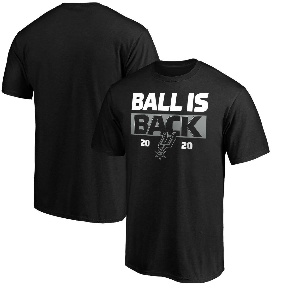 San Antonio Spurs Ball Is Back T-Shirt Black - NBA