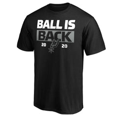 San Antonio Spurs Ball Is Back T-Shirt Black - NBA