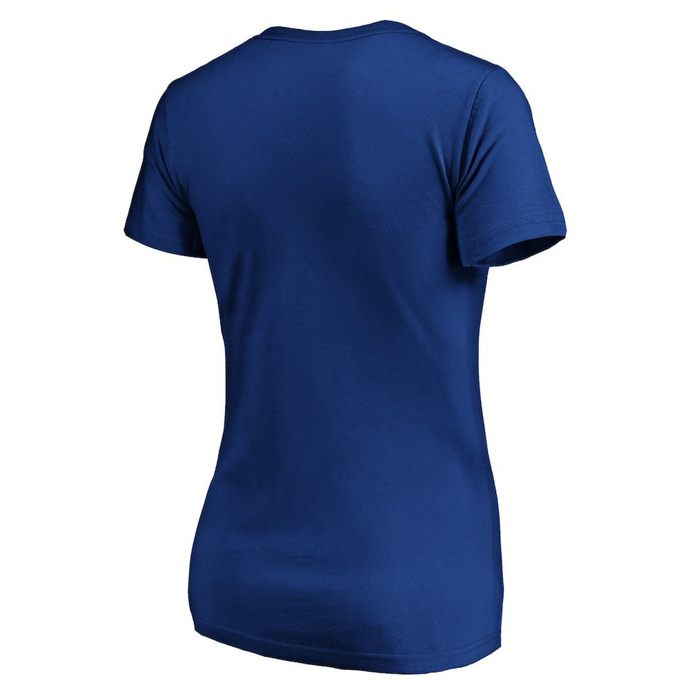 Dallas Mavericks Women's Ball Is Back V-Neck T-Shirt Royal - NBA