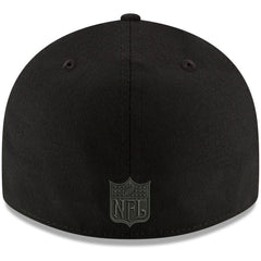 Kansas City Chiefs New Era Alternate Logo Black on Black Low Profile 59FIFTY II Fitted Hat Black | NFL