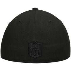 Atlanta Falcons New Era Alternate Logo Black on Black Low Profile 59FIFTY II Fitted Hat Black | NFL
