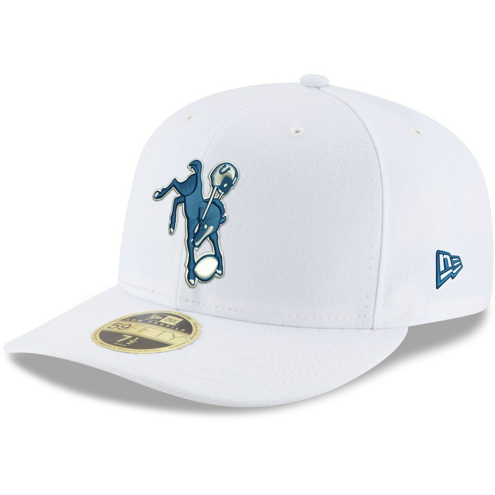 Indianapolis Colts New Era Omaha Low Profile 59FIFTY Fitted Hat White | NFL