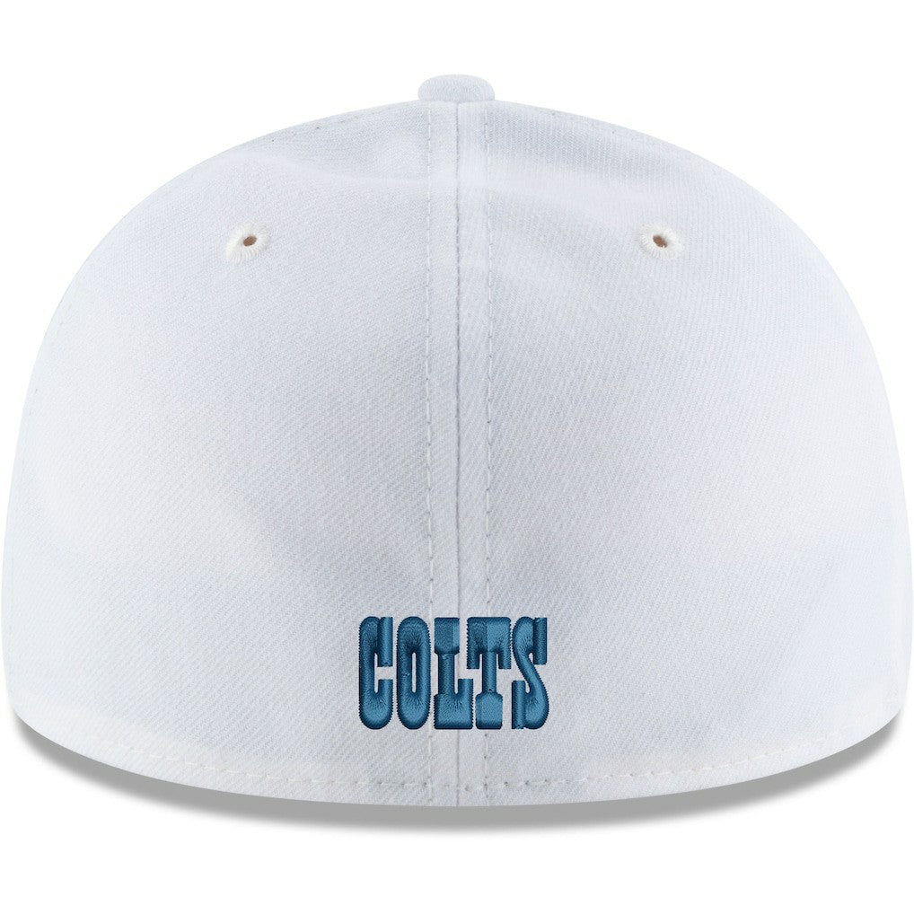 Indianapolis Colts New Era Omaha Low Profile 59FIFTY Fitted Hat White | NFL