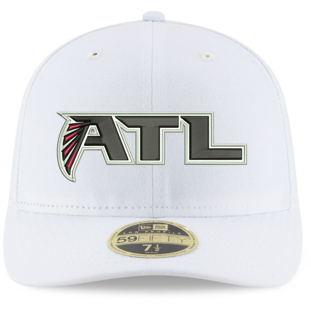 Atlanta Falcons New Era Omaha Low Profile 59FIFTY Fitted Hat White | NFL