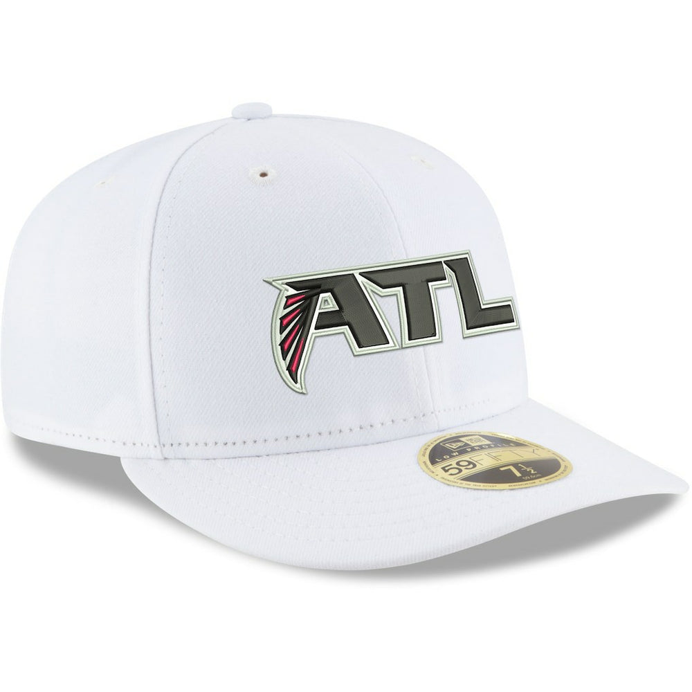 Atlanta Falcons New Era Omaha Low Profile 59FIFTY Fitted Hat White | NFL