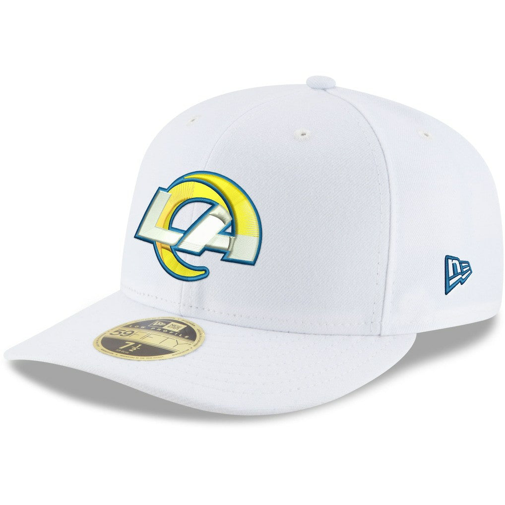 Los Angeles Rams New Era Omaha Low Profile 59FIFTY Fitted Hat White | NFL