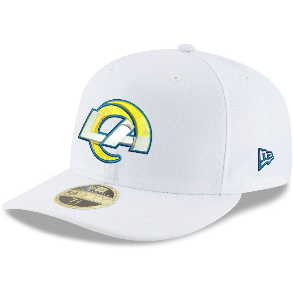 Los Angeles Rams New Era Omaha Low Profile 59FIFTY Fitted Hat White | NFL