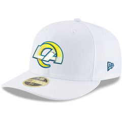 Los Angeles Rams New Era Omaha Low Profile 59FIFTY Fitted Hat White | NFL