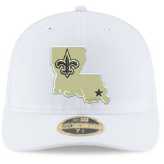 New Orleans Saints New Era Omaha Low Profile 59FIFTY Fitted Hat White | NFL