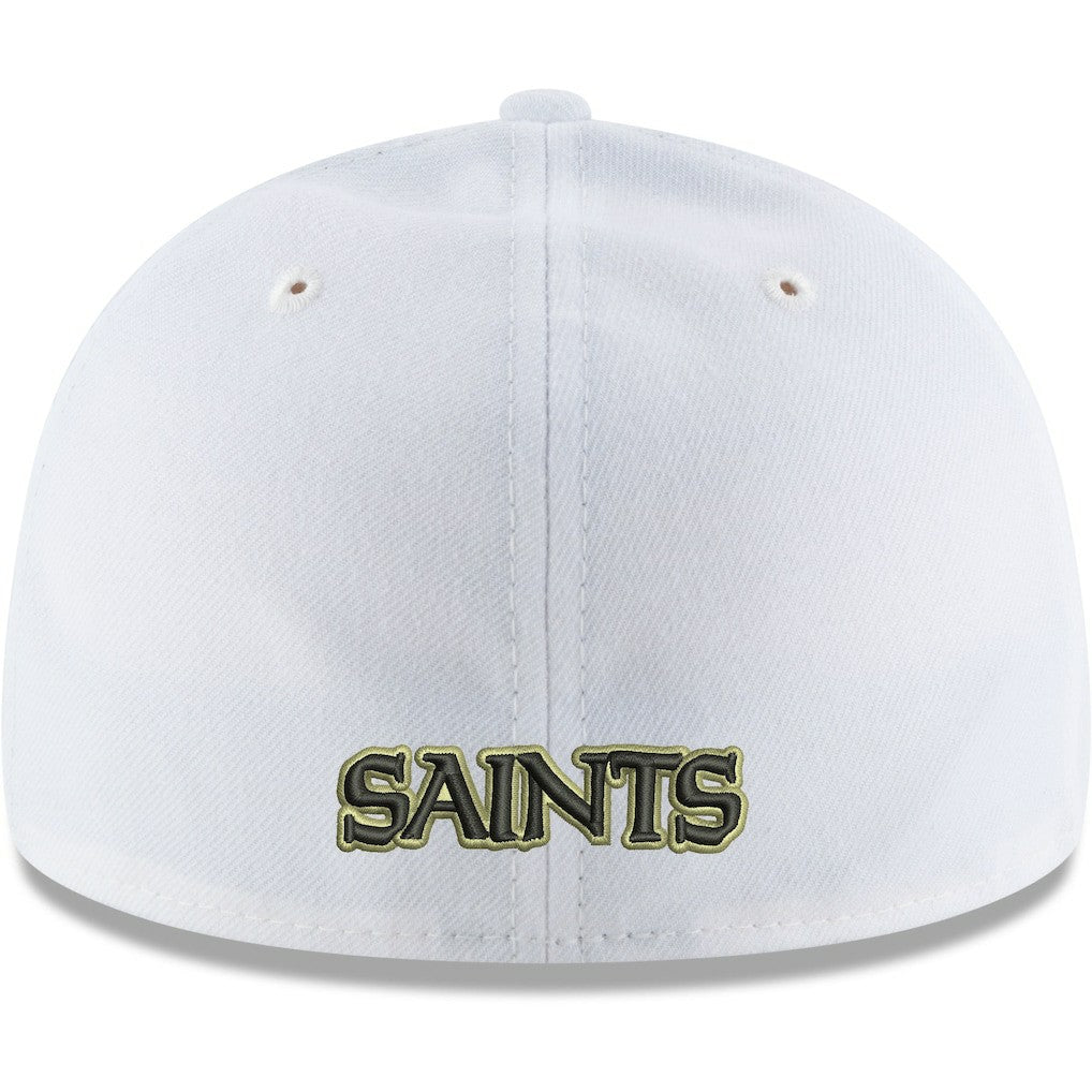New Orleans Saints New Era Omaha Low Profile 59FIFTY Fitted Hat White | NFL
