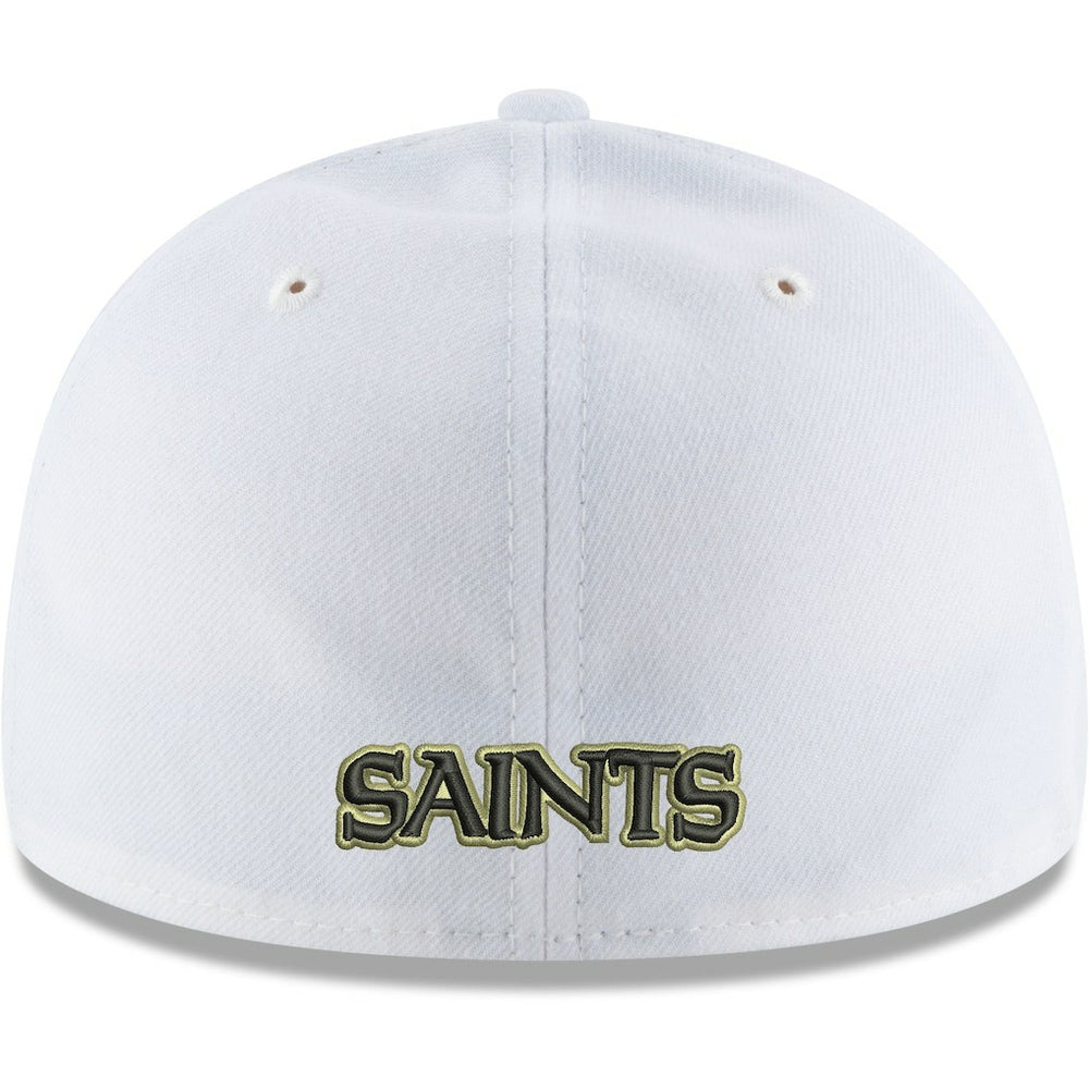 New Orleans Saints New Era Omaha Low Profile 59FIFTY Fitted Hat White | NFL