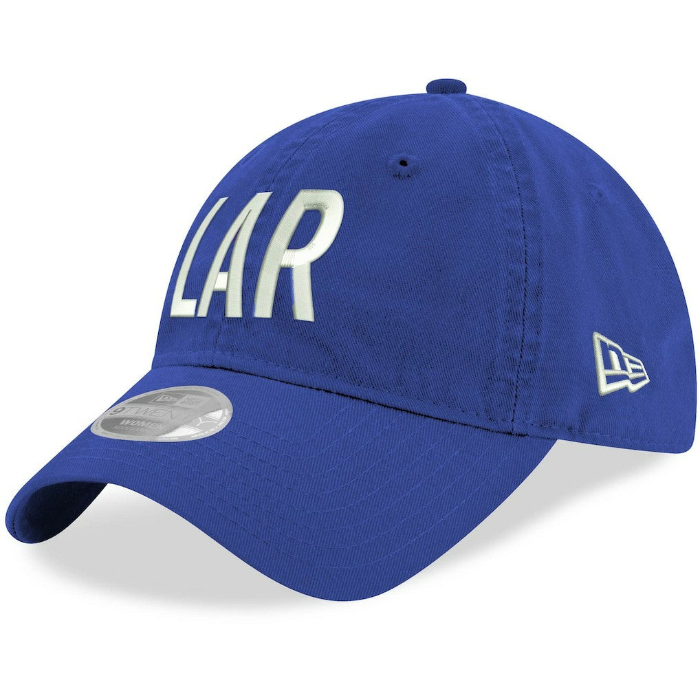Los Angeles Rams New Era Women's Hometown 9TWENTY Adjustable Hat Royal | NFL