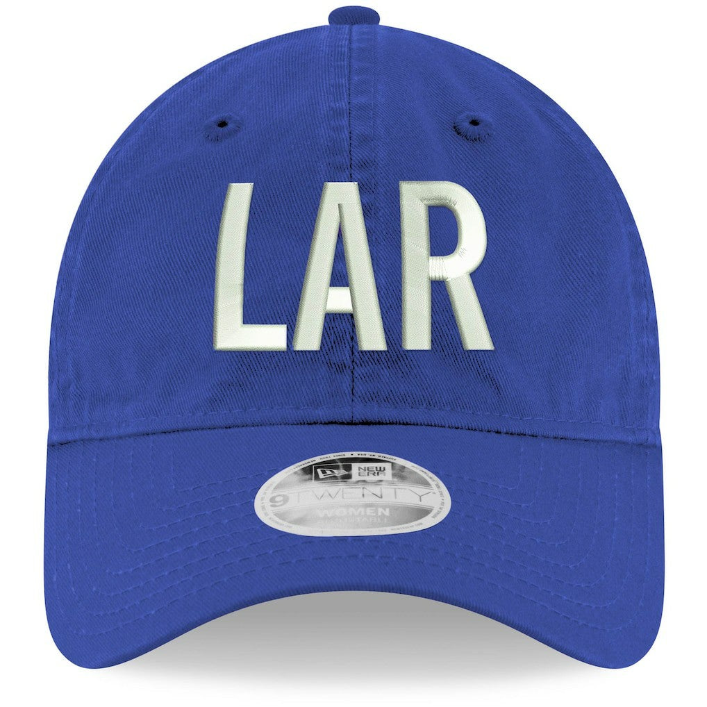 Los Angeles Rams New Era Women's Hometown 9TWENTY Adjustable Hat Royal | NFL