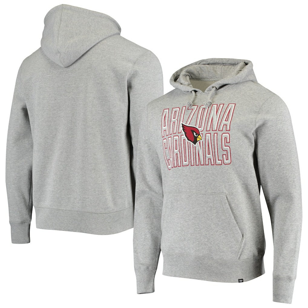 Arizona Cardinals '47 Bevel Pullover Hoodie Heathered Gray | 47 brand