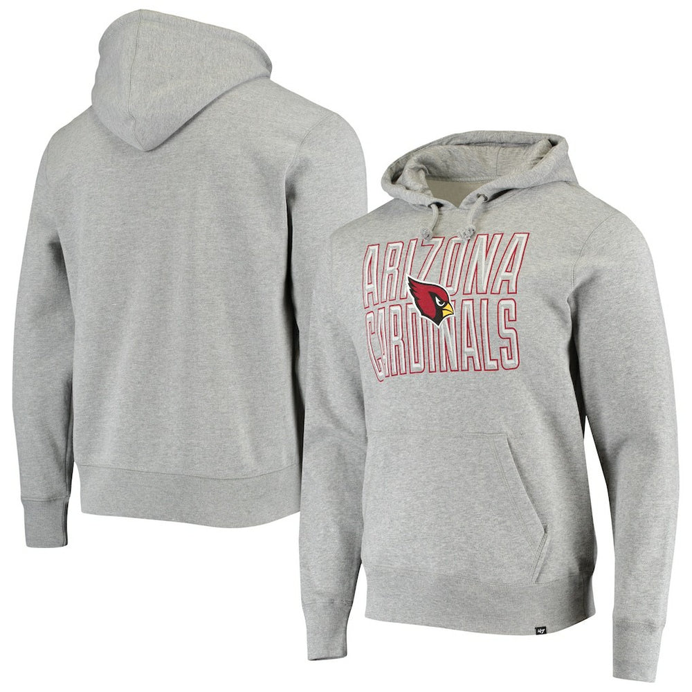 Arizona Cardinals '47 Bevel Pullover Hoodie Heathered Gray | 47 brand