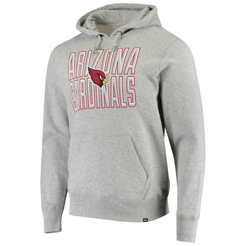 Arizona Cardinals '47 Bevel Pullover Hoodie Heathered Gray | 47 brand