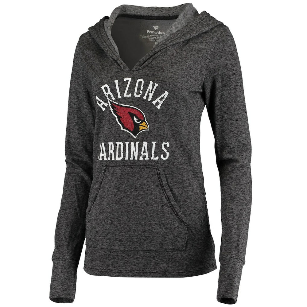 Arizona Cardinals Women's Doubleface Slub Pullover Hoodie Black | Fanatics