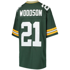 Charles Woodson Green Bay Packers Youth Retired Player Legacy Jersey Green | Mitchell & Ness