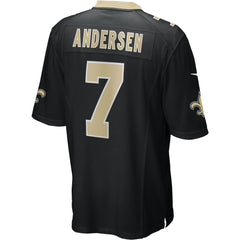 Morten Andersen New Orleans Saints Game Retired Player Jersey Black | Nike for Sale