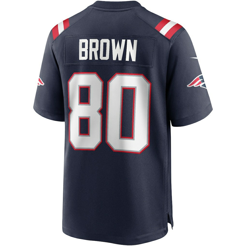 Troy Brown New England Patriots Game Retired Player Jersey Navy | Nike for Sale
