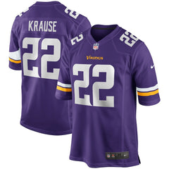 Paul Krause Minnesota Vikings Game Retired Player Jersey Purple | Nike for Sale