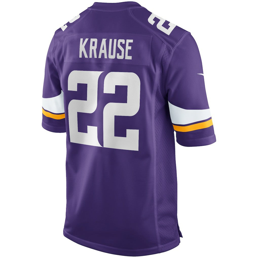 Paul Krause Minnesota Vikings Game Retired Player Jersey Purple | Nike for Sale