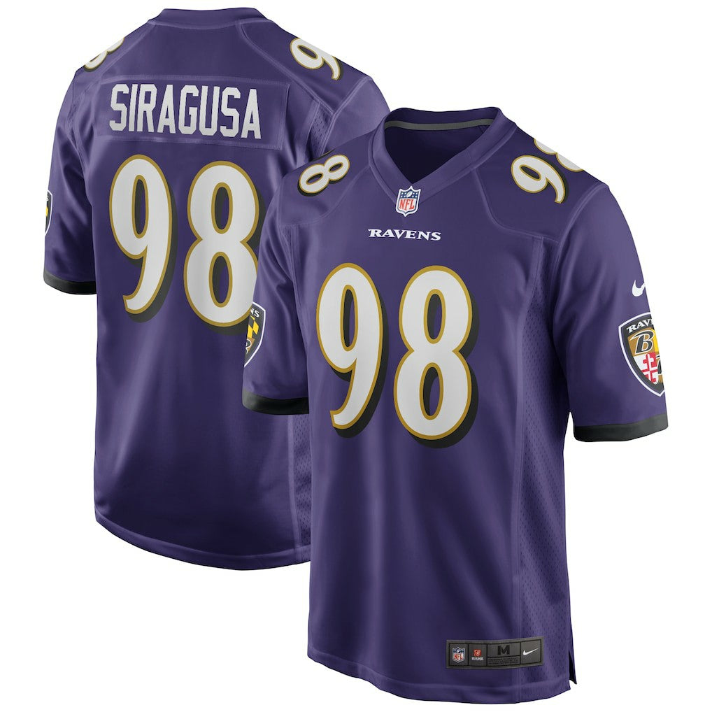 Tony Siragusa Baltimore Ravens Game Retired Player Jersey Purple | Nike for Sale